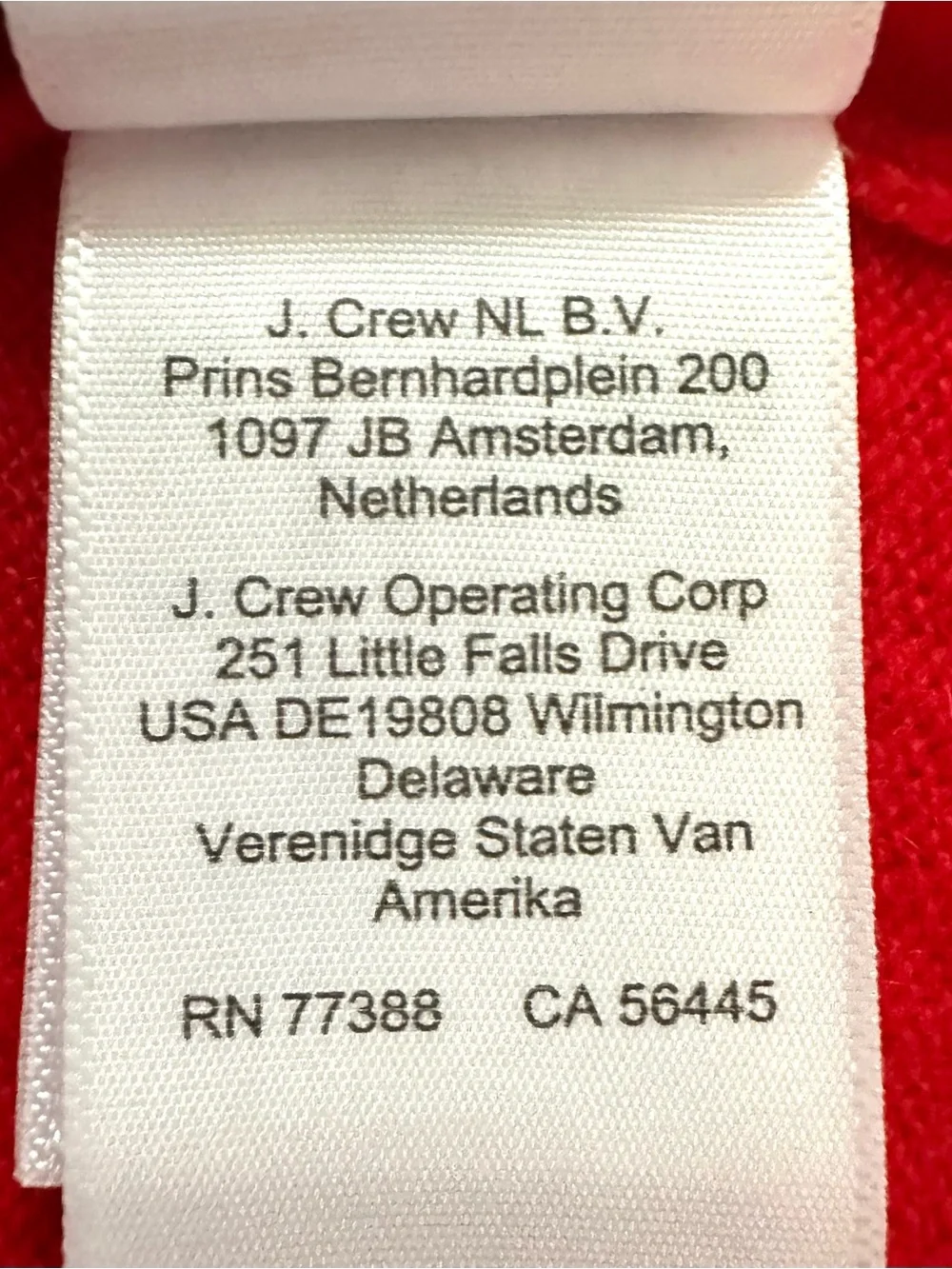 J.Crew 100% Cashmere Red Short Sleeve Crewneck Sweater Size L